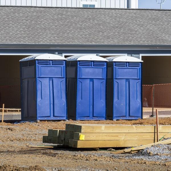 Heavy-duty construction site porta potty in Cherryvale, South Carolina